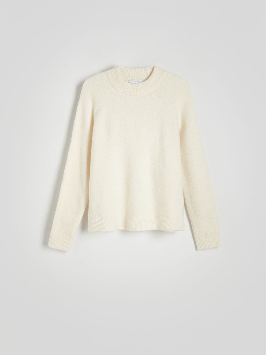 Sweater with raglan sleeves - nude - RESERVED - 5
