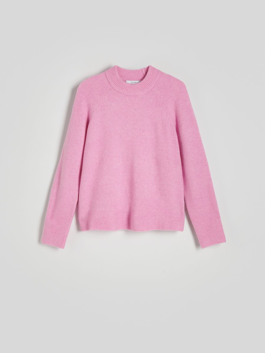 Sweater with raglan sleeves - orchid - RESERVED - 5