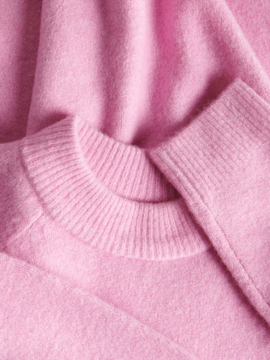 Sweater with raglan sleeves - orchid - RESERVED - 2