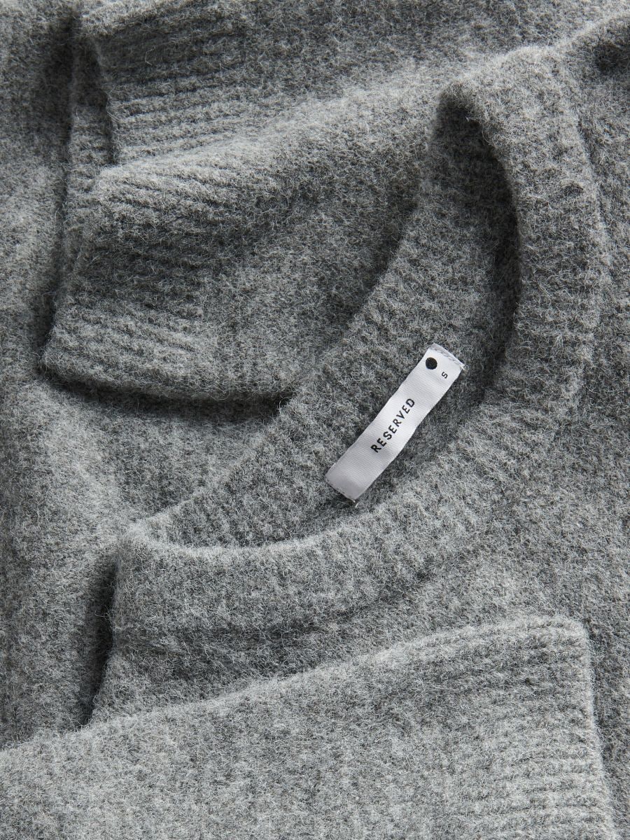 Short-sleeved sweater - mid grey - RESERVED - 6