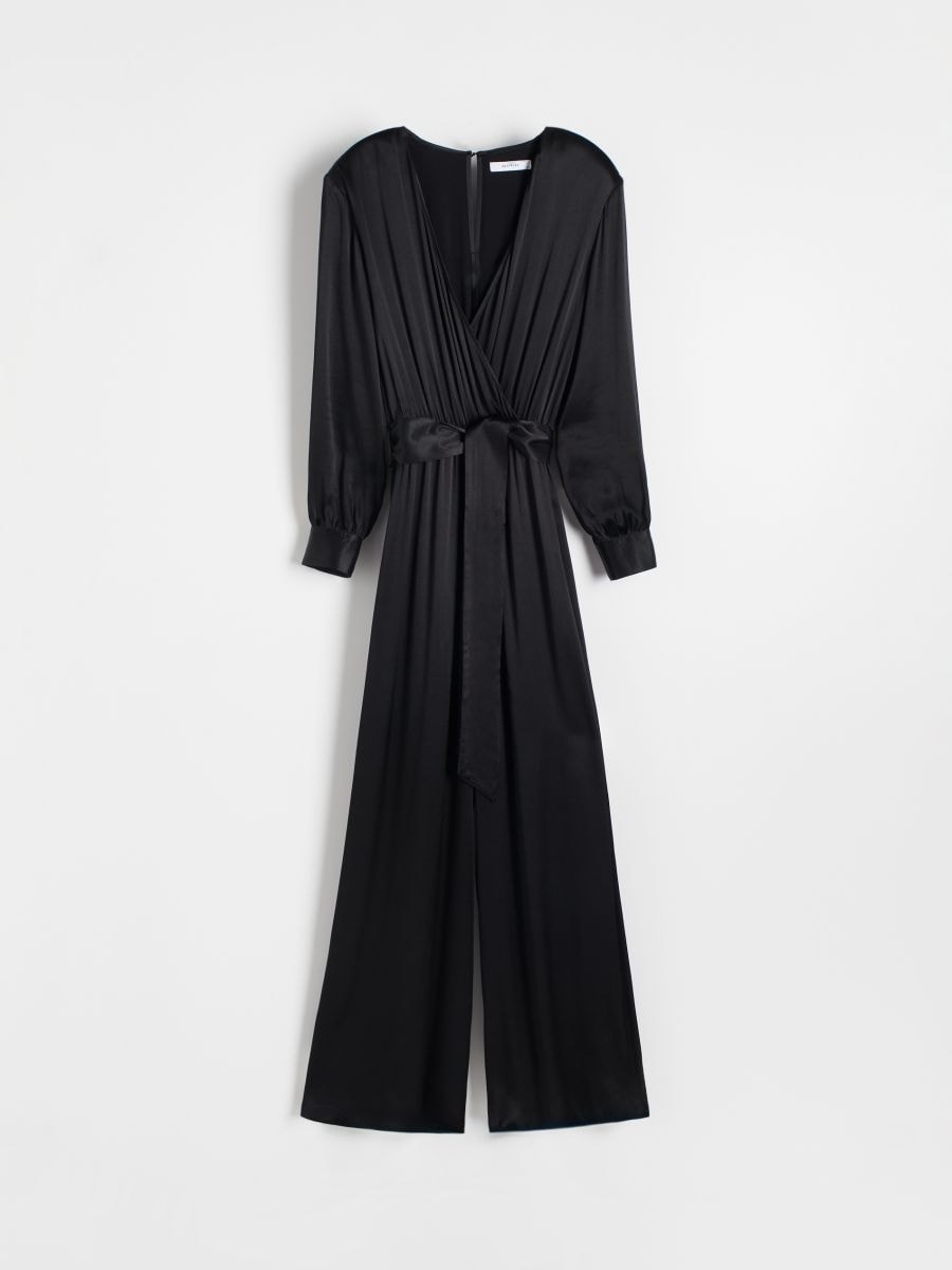 Satin jumpsuit - black - RESERVED - 5