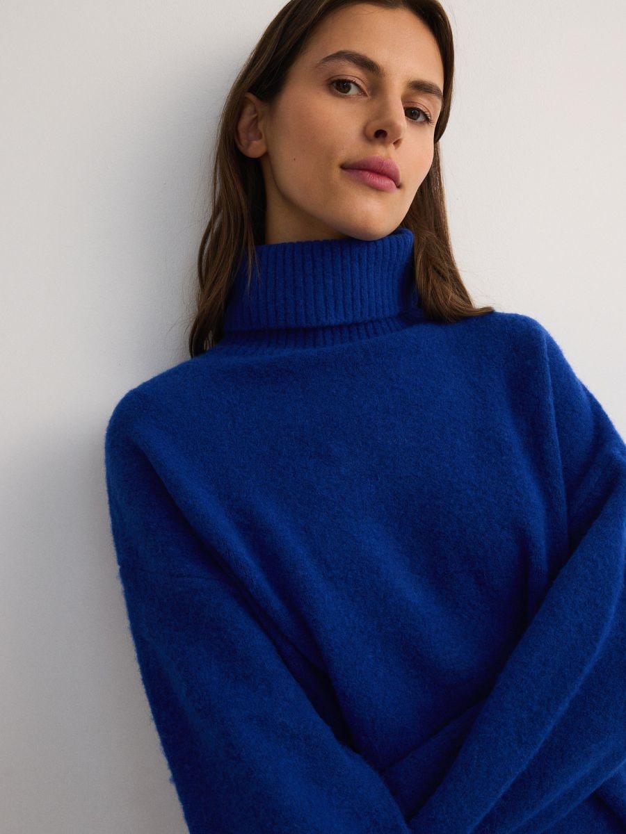 Turtleneck sweater - indigo - RESERVED - 5