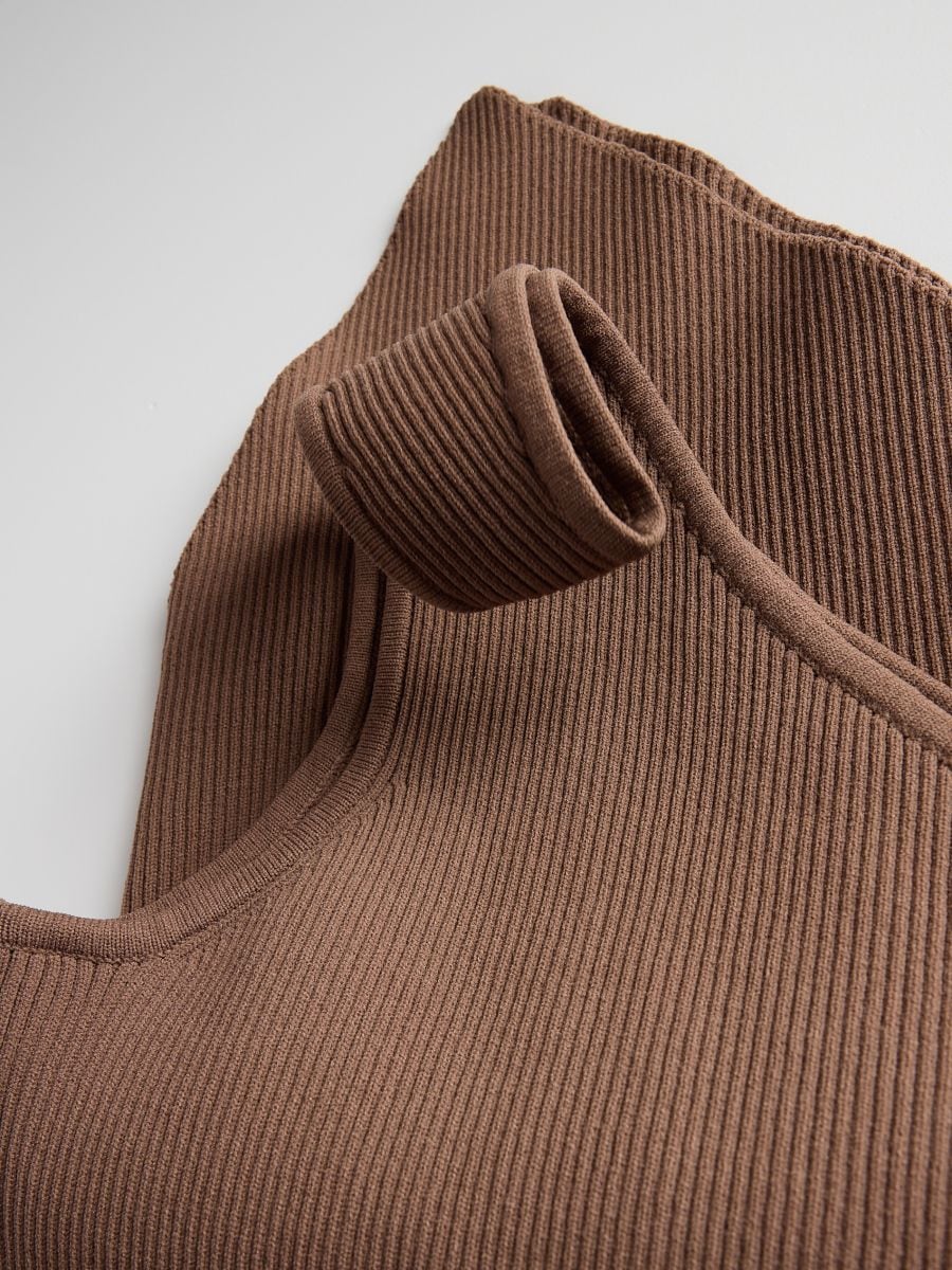 Asymmetrical top - brown - RESERVED - 5