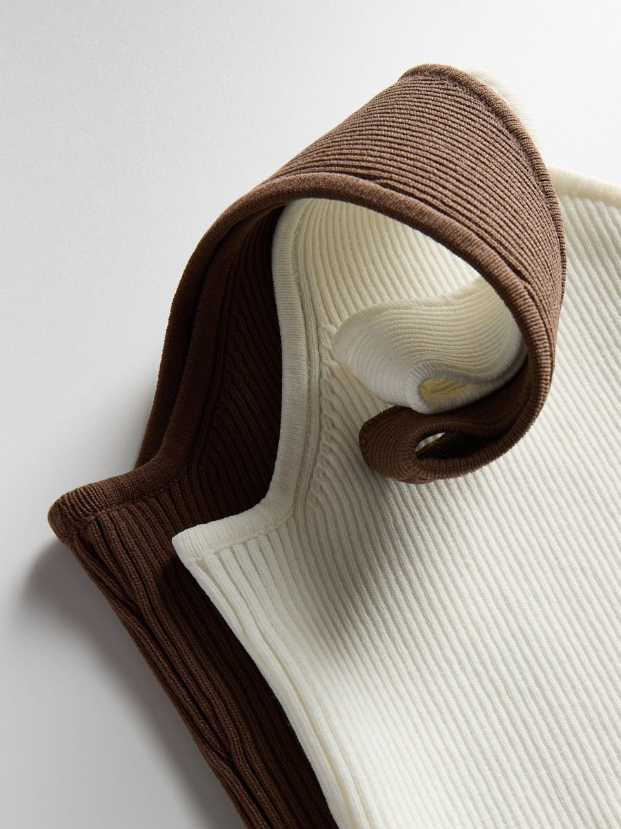Asymmetrical top - brown - RESERVED - 6