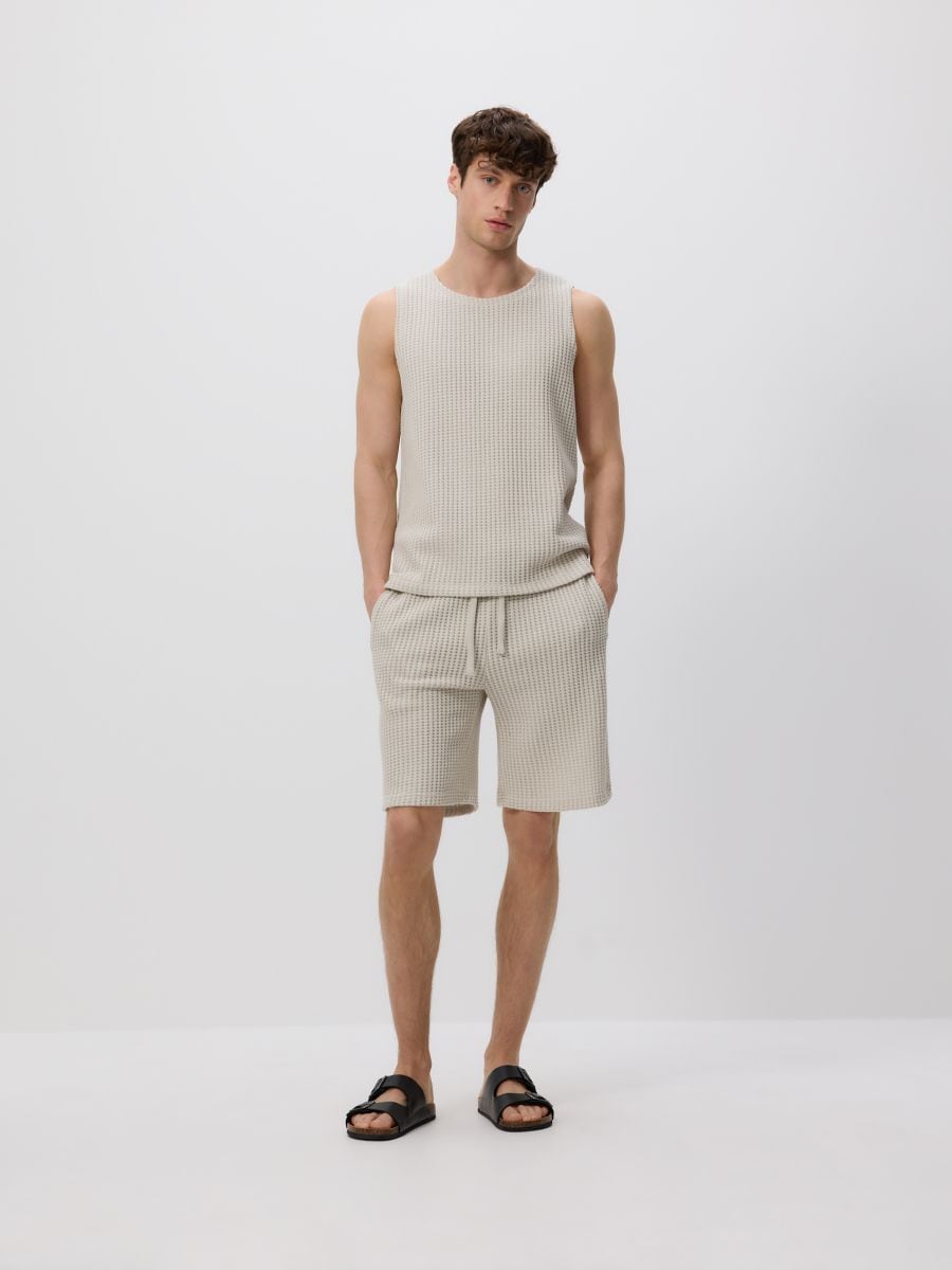 Textured top - beige - RESERVED - 2