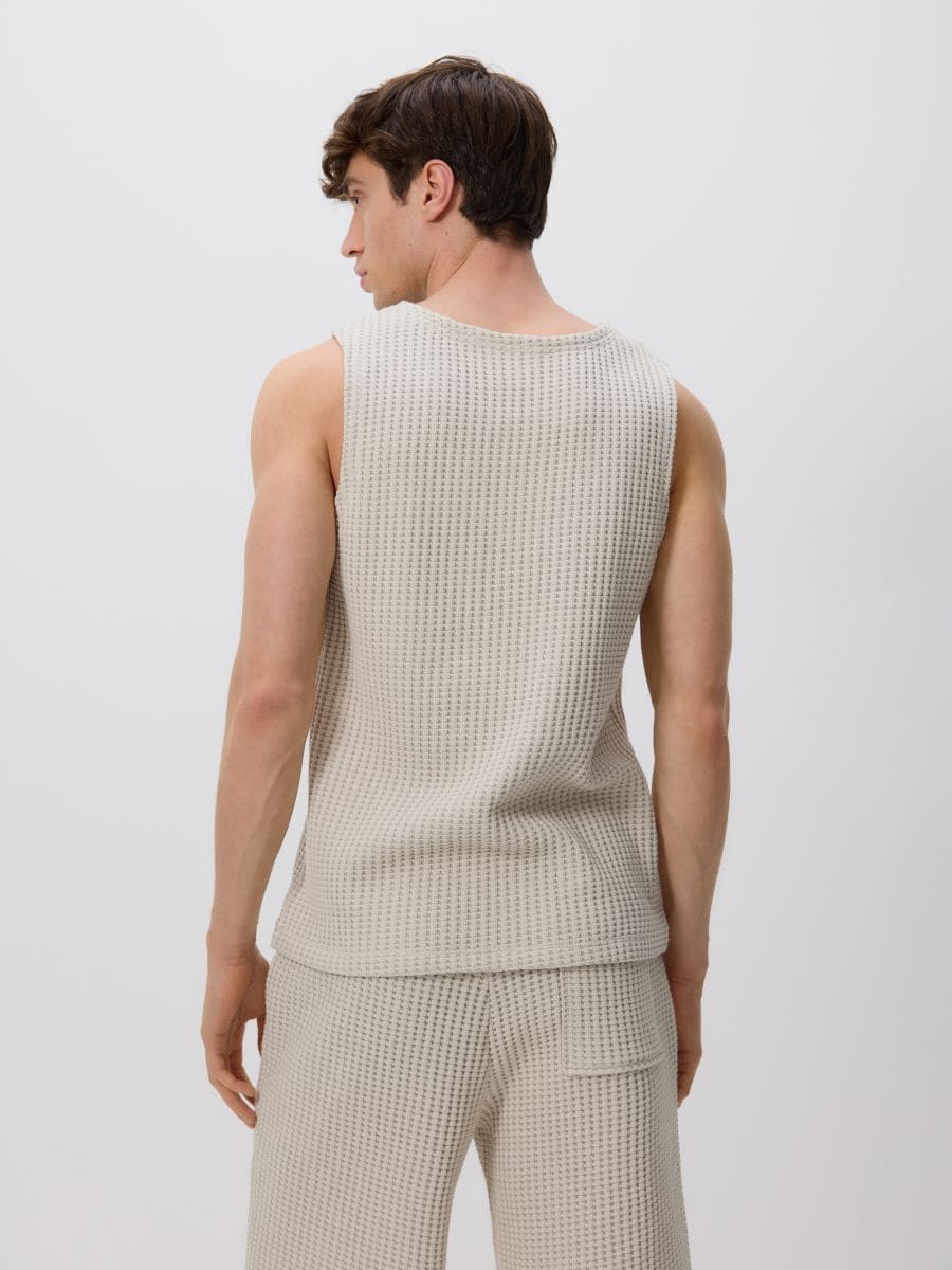 Textured top - beige - RESERVED - 5