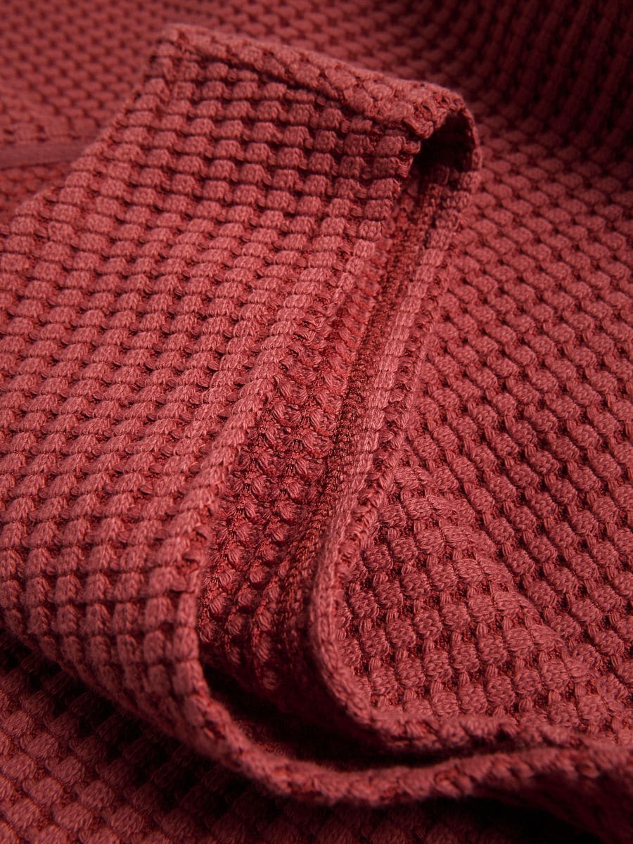 Textured top - maroon - RESERVED - 6