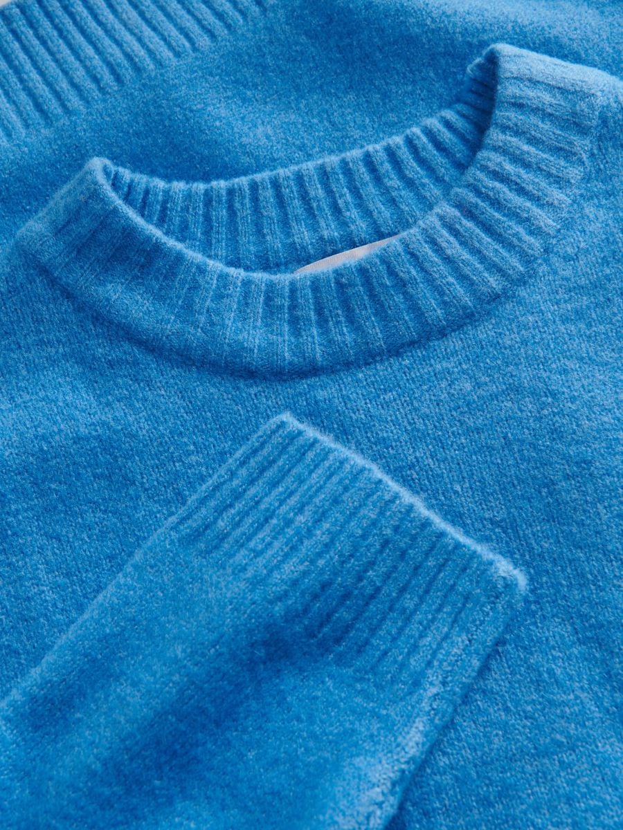 Oversize wool blend sweater - blue - RESERVED - 6