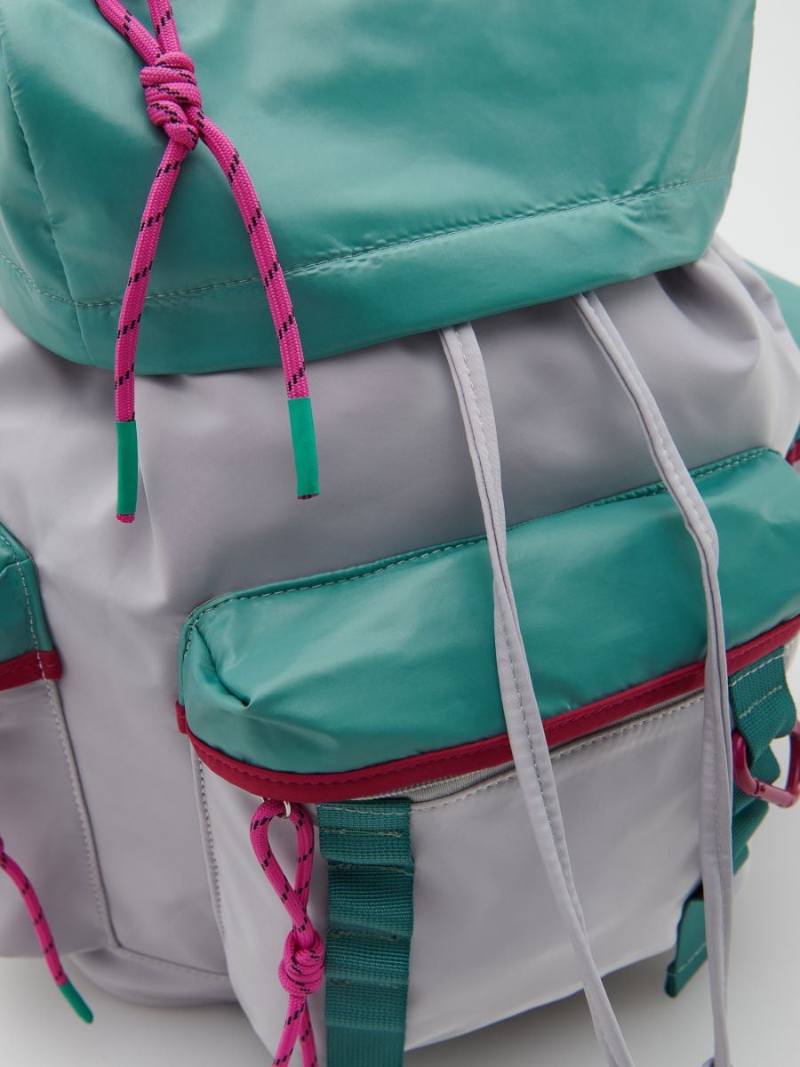 Large backpack with pockets - multicolor - RESERVED - 4