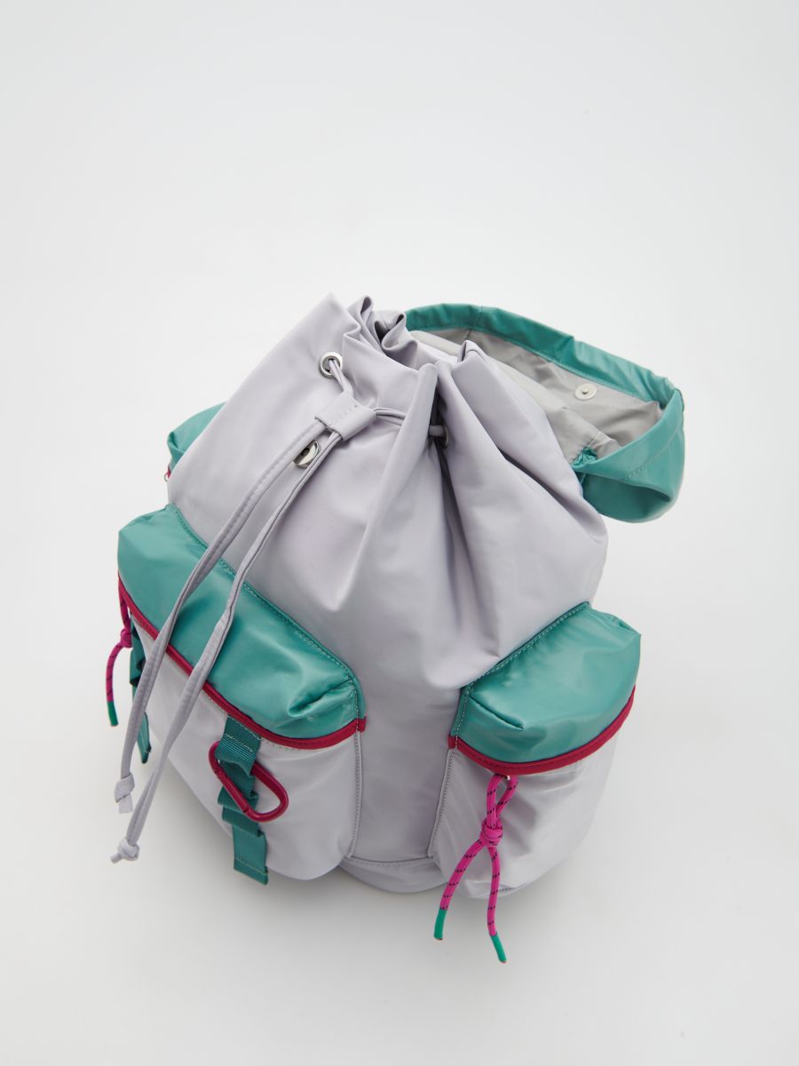 Large backpack with pockets - multicolor - RESERVED - 5