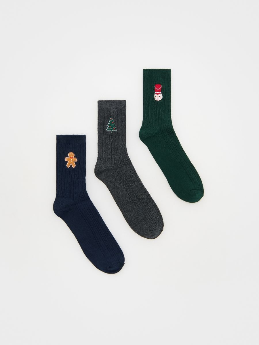 BOYS` SOCKS MULTI - marineblauw - RESERVED