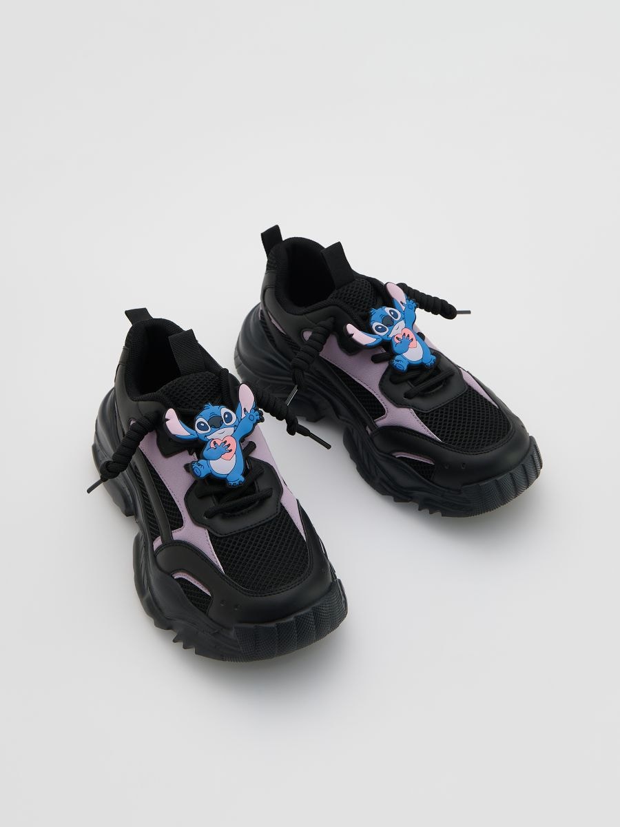 Lekkie sneakersy Lilo i Stitch - czarny - RESERVED