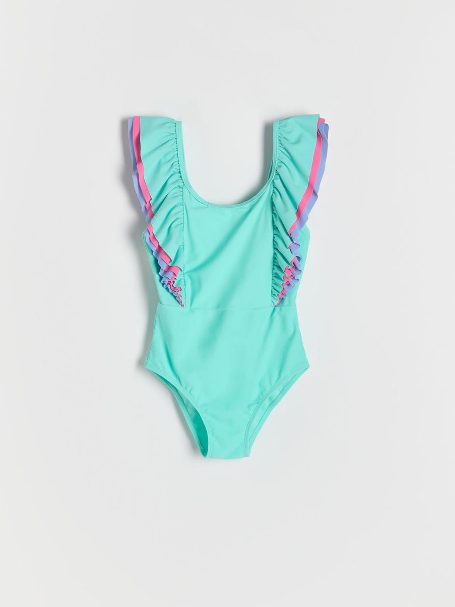 Maillot de bain une pièce - turquoise clair - RESERVED - 2