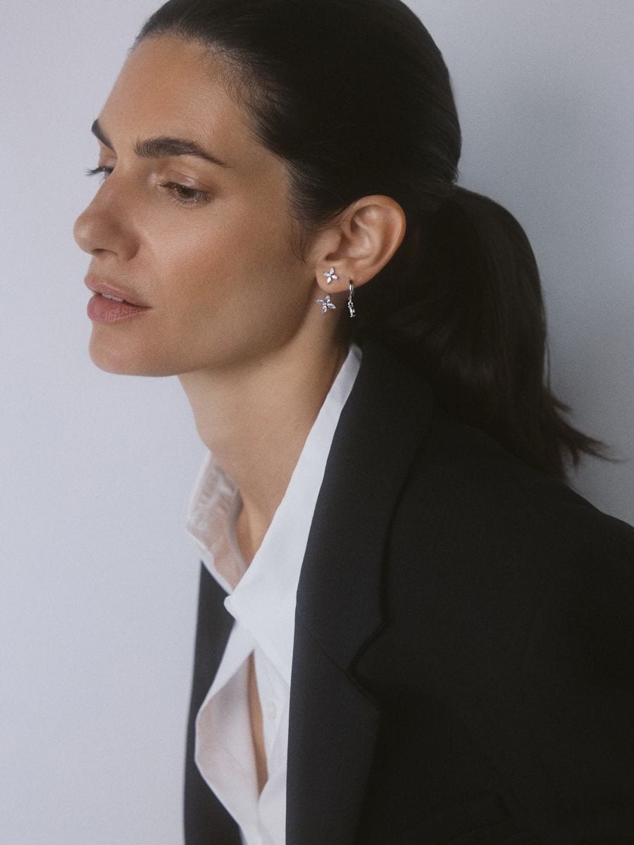 Pack de pendientes con circonitas - argent - RESERVED