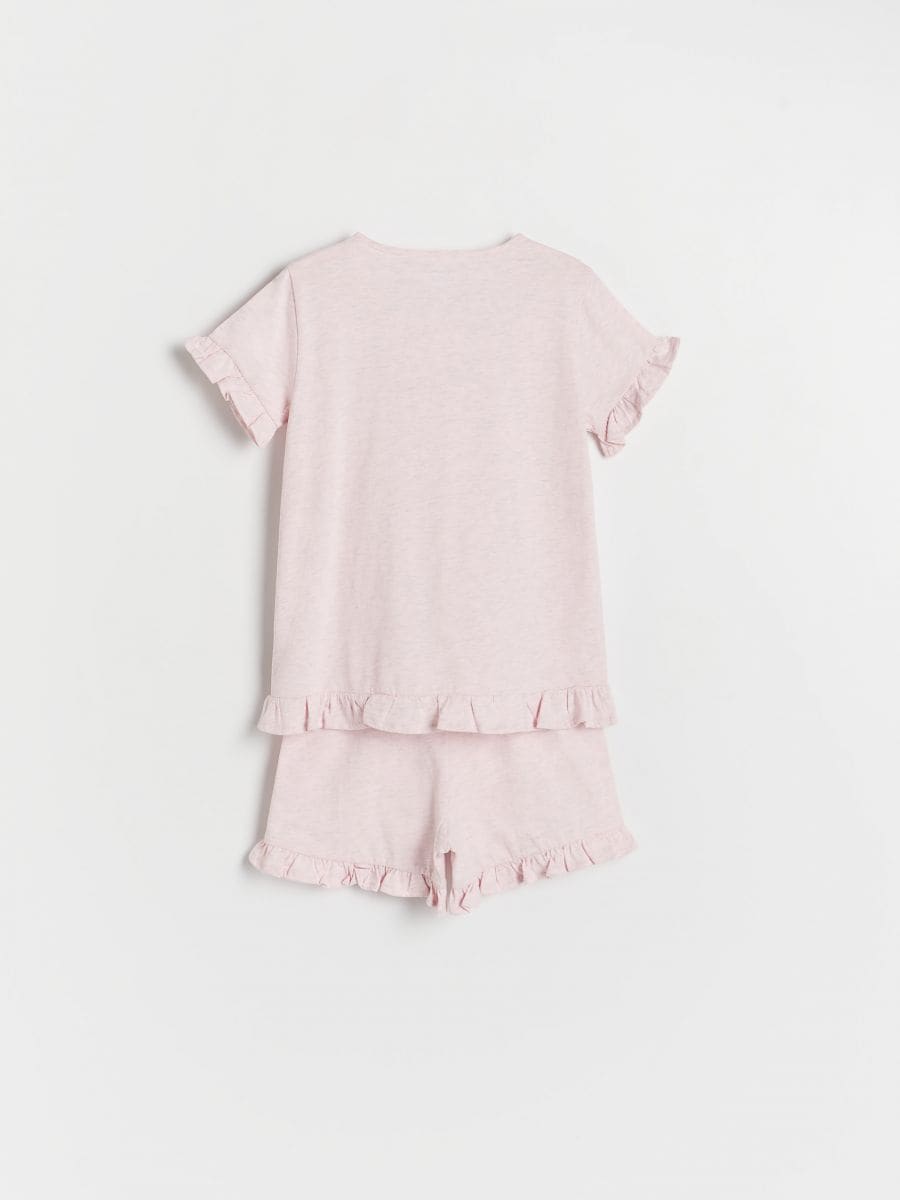 Zweiteiliges Pyjama-Set - pastellrosa - RESERVED - 3
