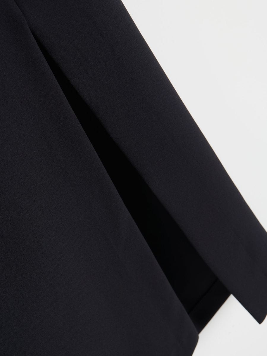Midi skirt with split - black - RESERVED - 2