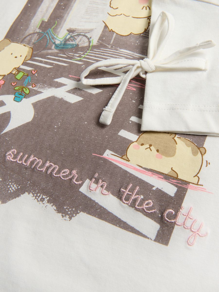 T-shirt with print - cream - RESERVED - 4