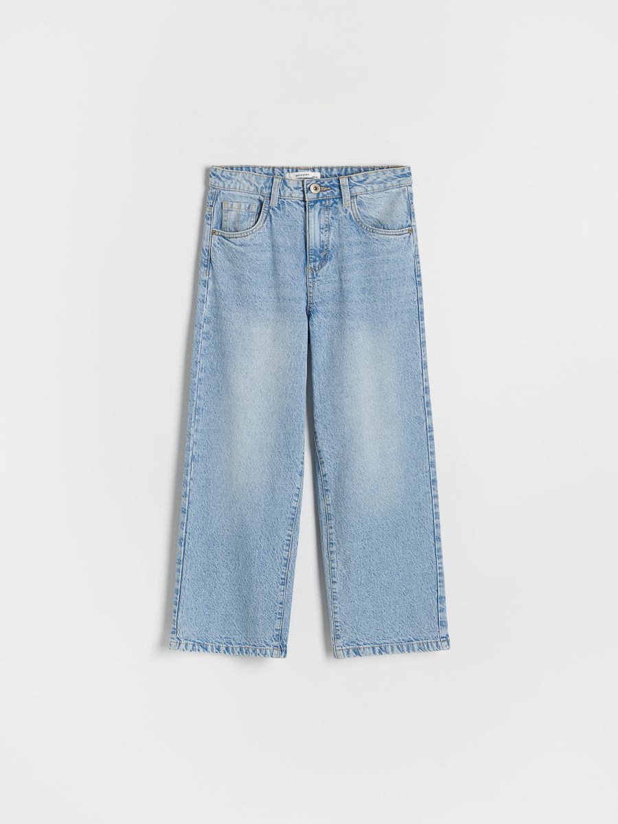 Jeans mit weitem Bein - blau - RESERVED