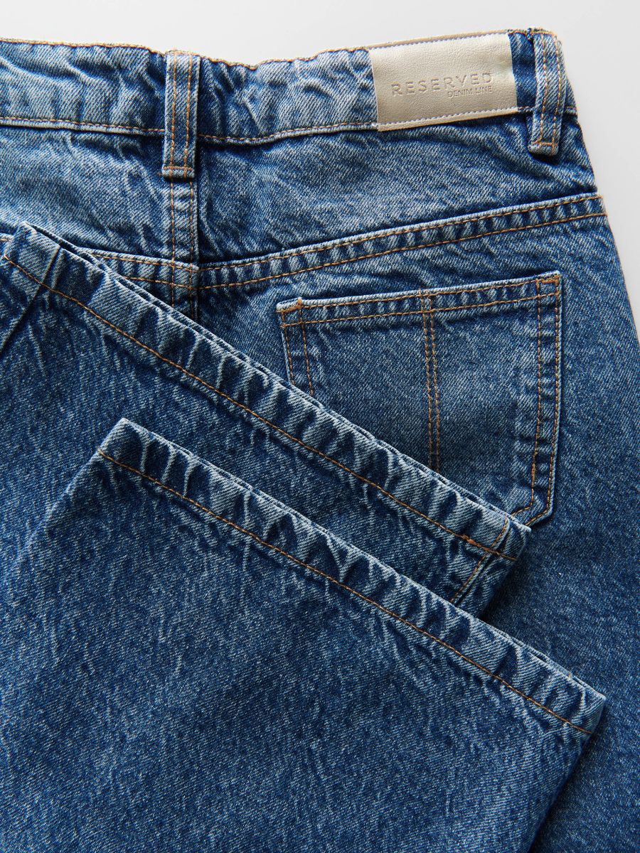 Laiade säärtega teksapüksid - sinine - RESERVED - 7