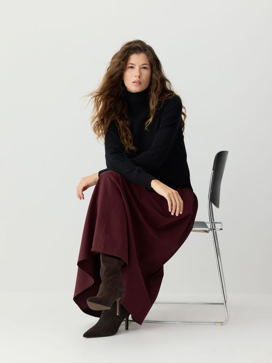 Wool turtleneck - black - RESERVED