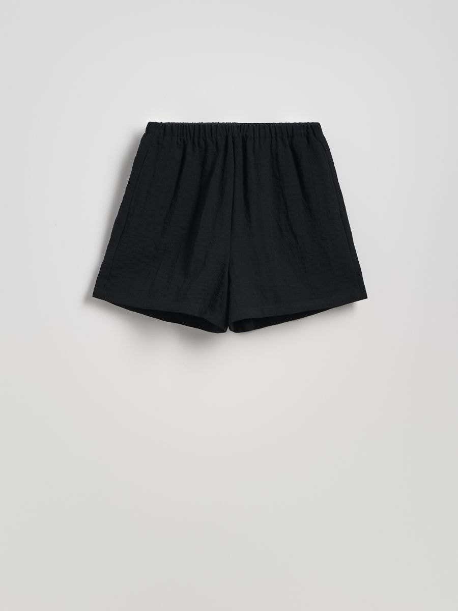 Shorts mit hohem Viskoseanteil - schwarz - RESERVED