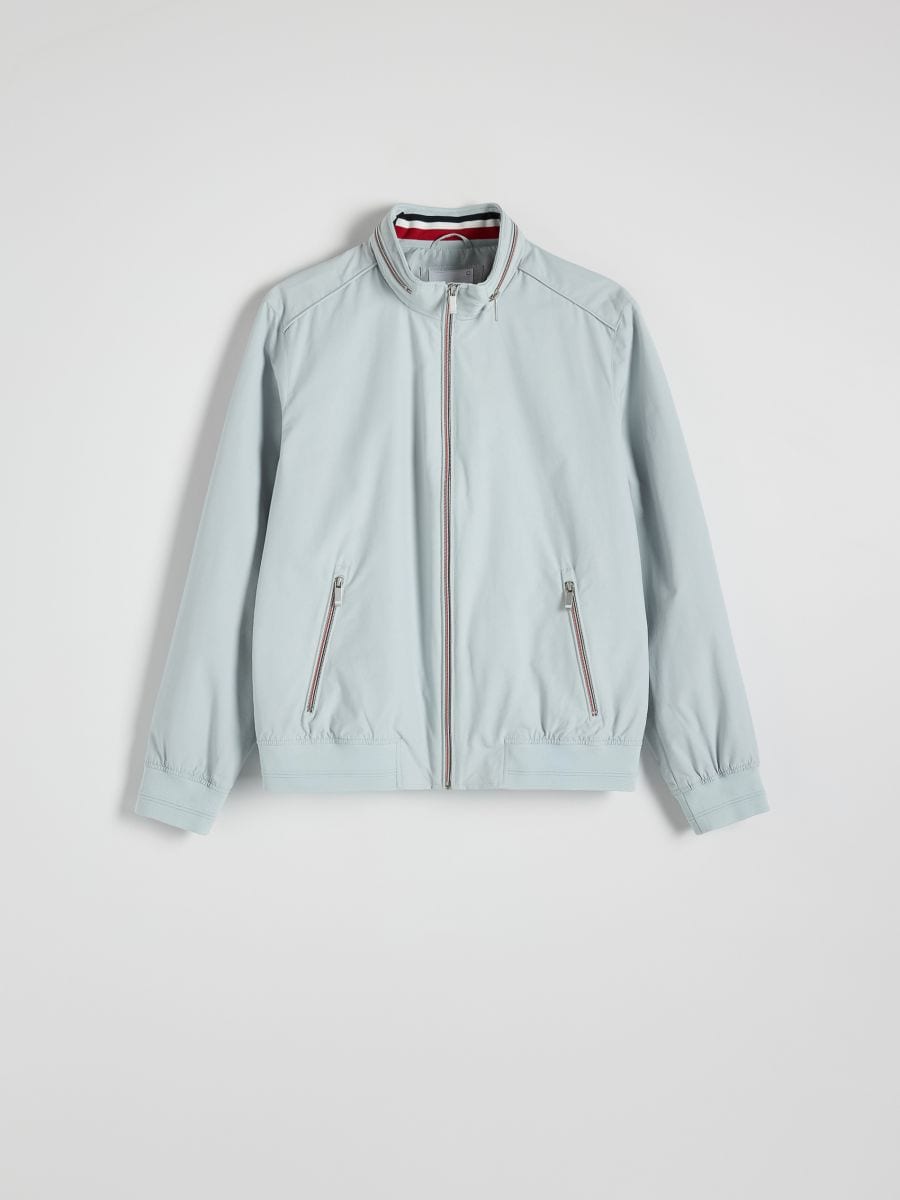 Concealable hood jacket - pale blue - RESERVED - 7