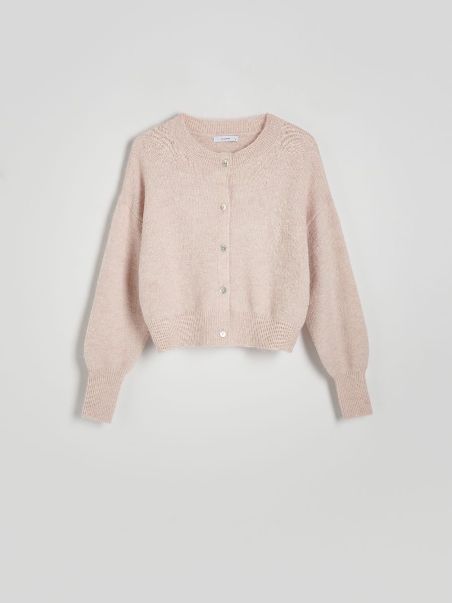 Wool blend cardigan - dusty rose - RESERVED - 5