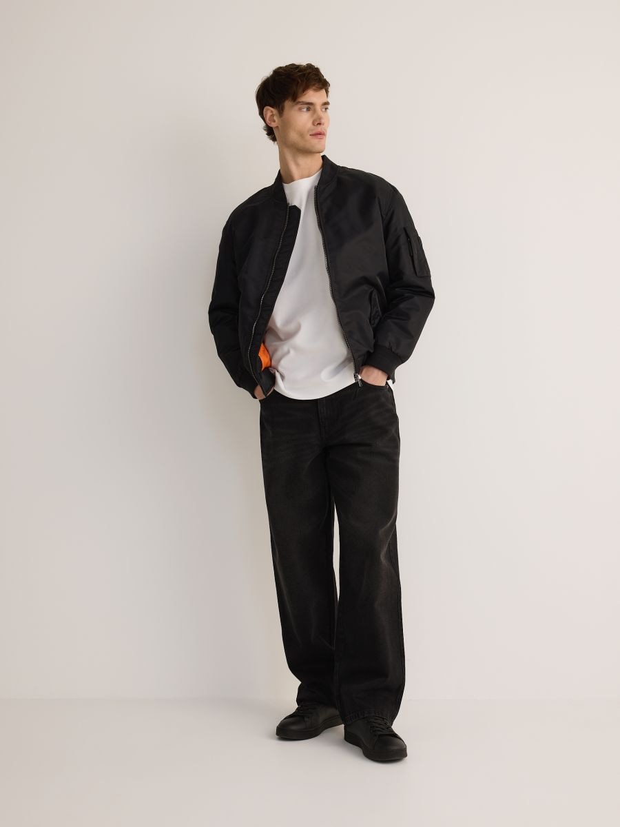 Bomber jacket - black - RESERVED - 2