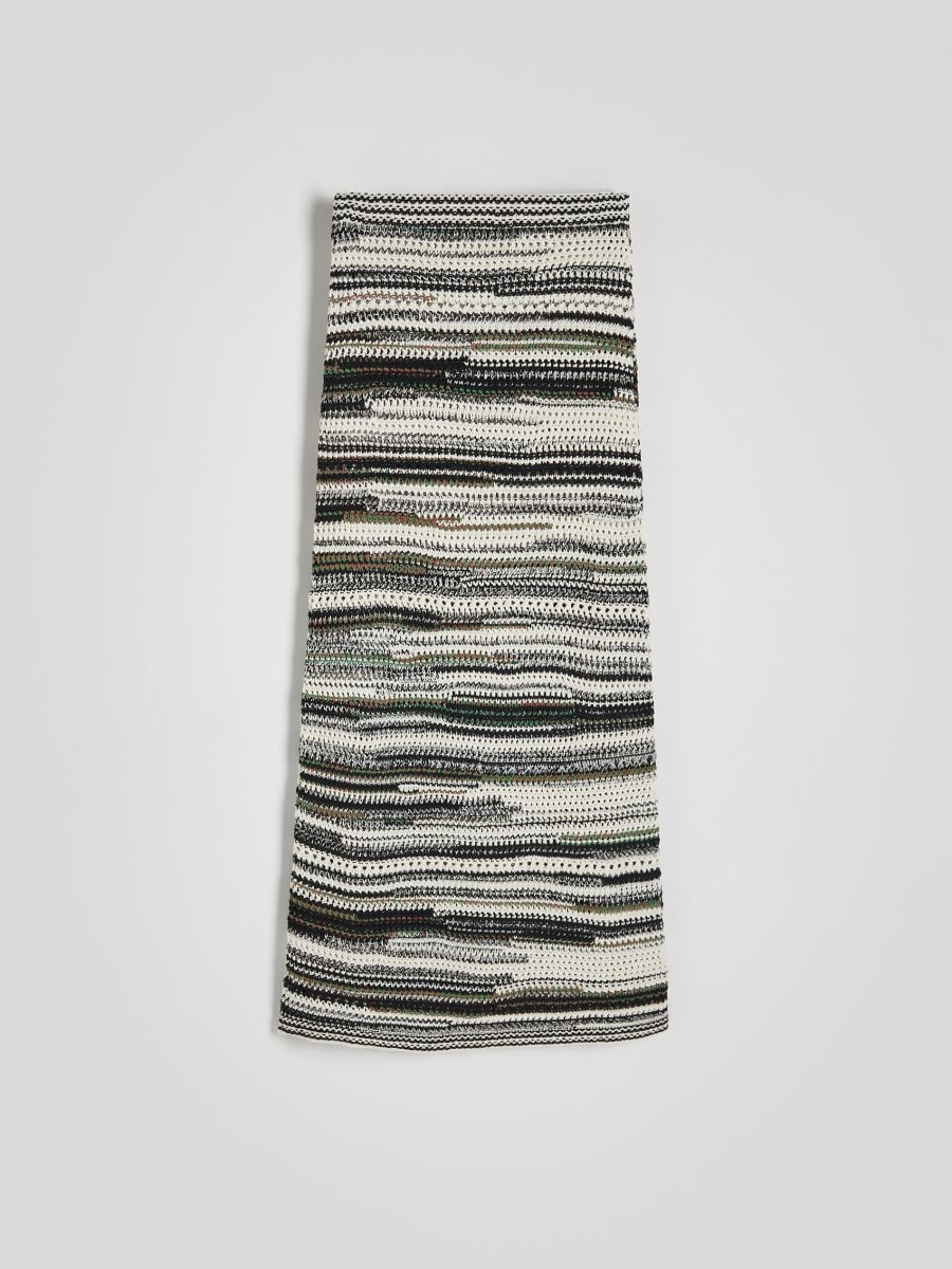 Mehrfarbiger Rock aus Strickmaterial - bunt - RESERVED - 3