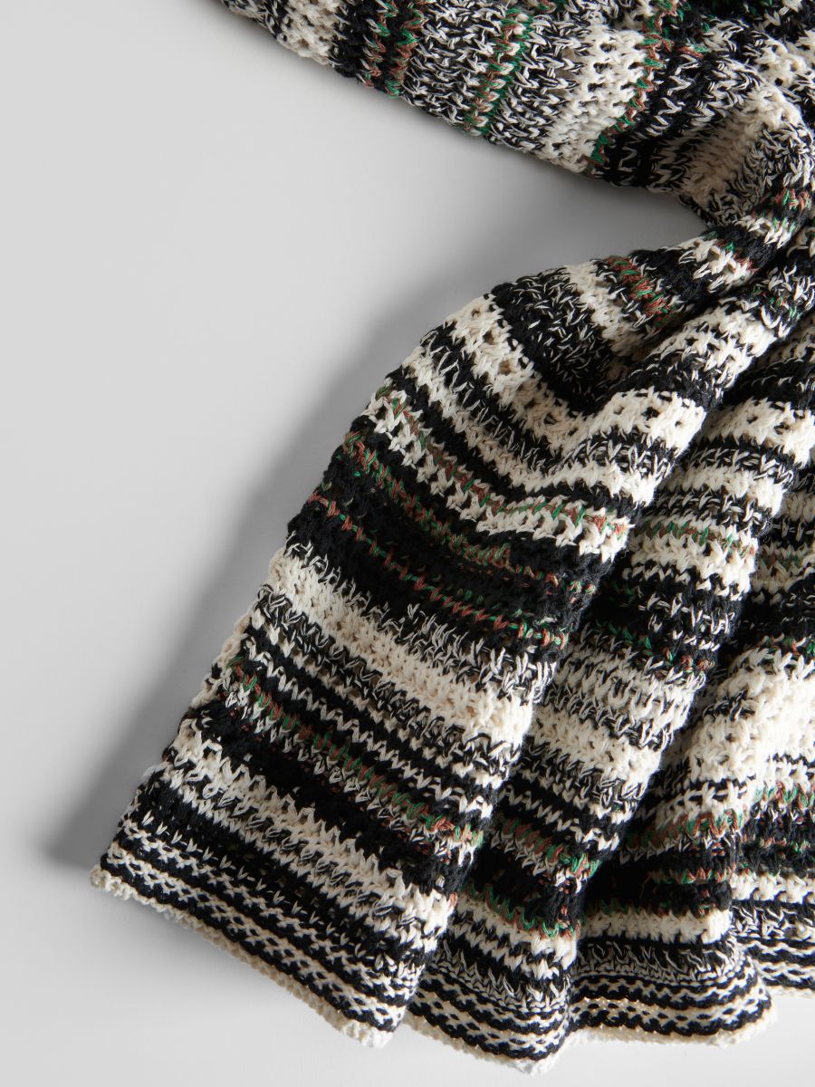 Mehrfarbiger Rock aus Strickmaterial - bunt - RESERVED - 4