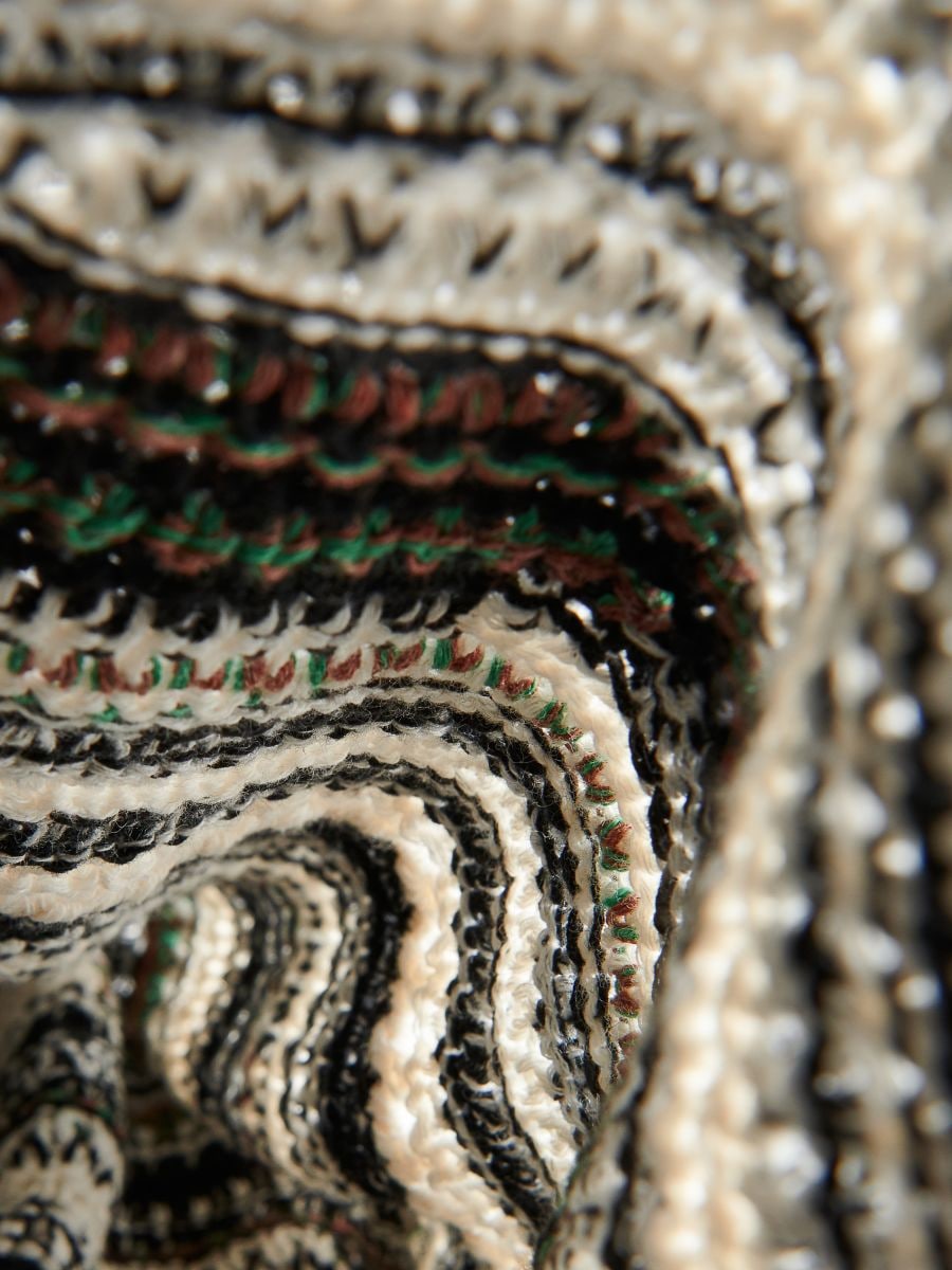 Mehrfarbiger Rock aus Strickmaterial - bunt - RESERVED - 5