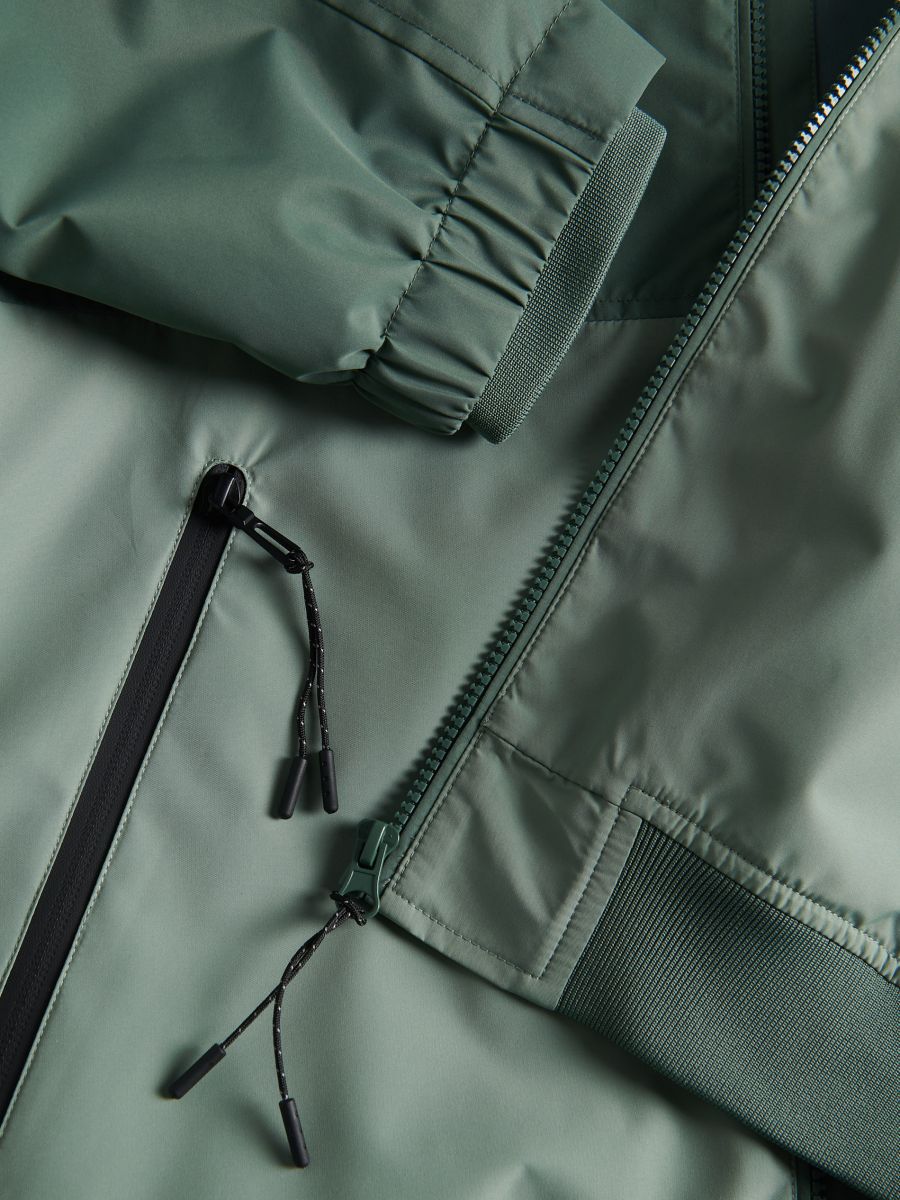 Plain hooded jacket - light green - RESERVED - 6