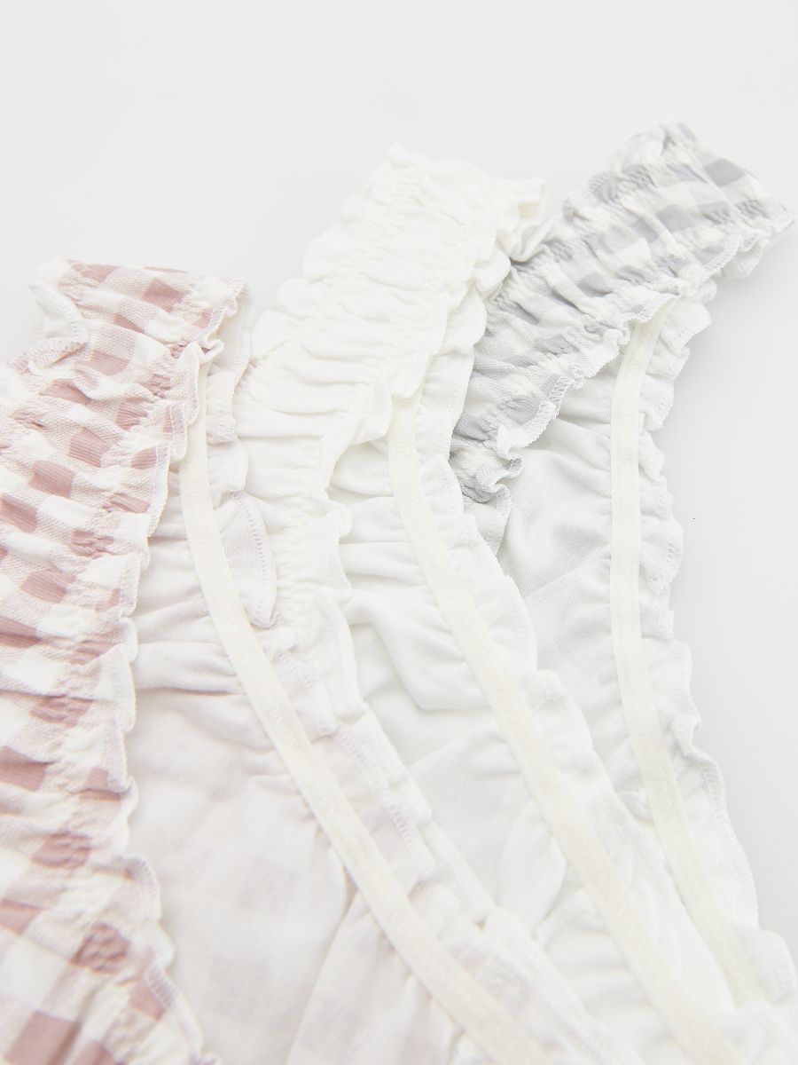 Thongs 3 pack - cream - RESERVED - 3