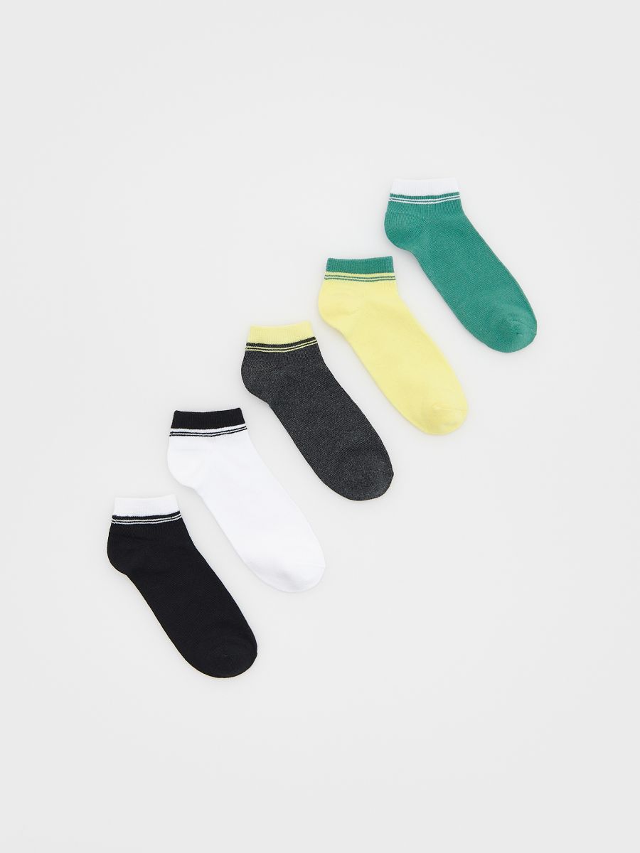 BOYS` SOCKS MULTI - verde-metalizat - RESERVED