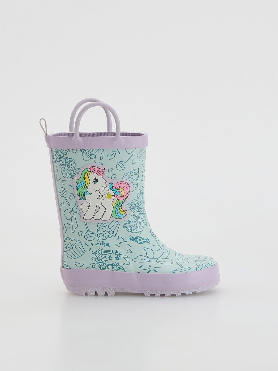 GIRLS` WELLINGTONS - vert pâle - RESERVED