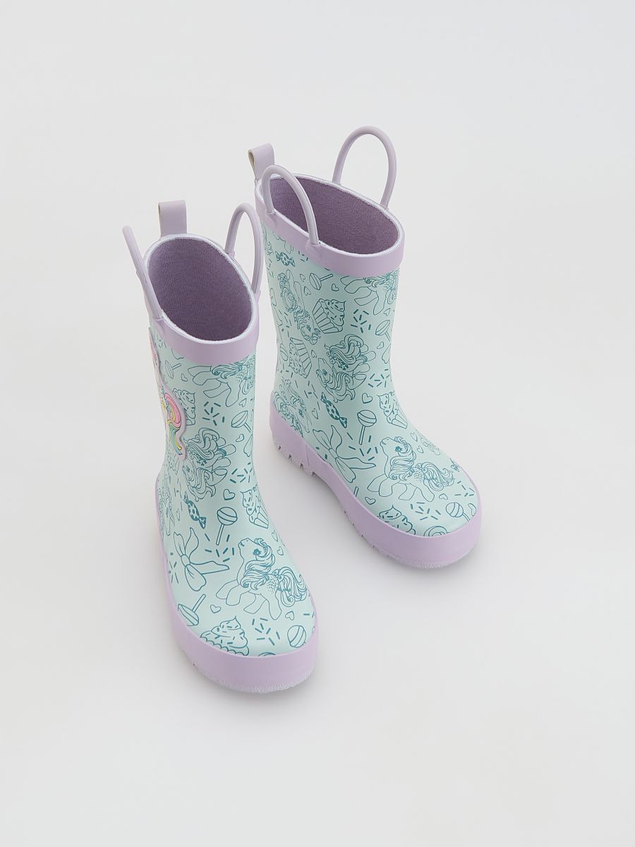 My Little Pony rain boots - pale green - RESERVED