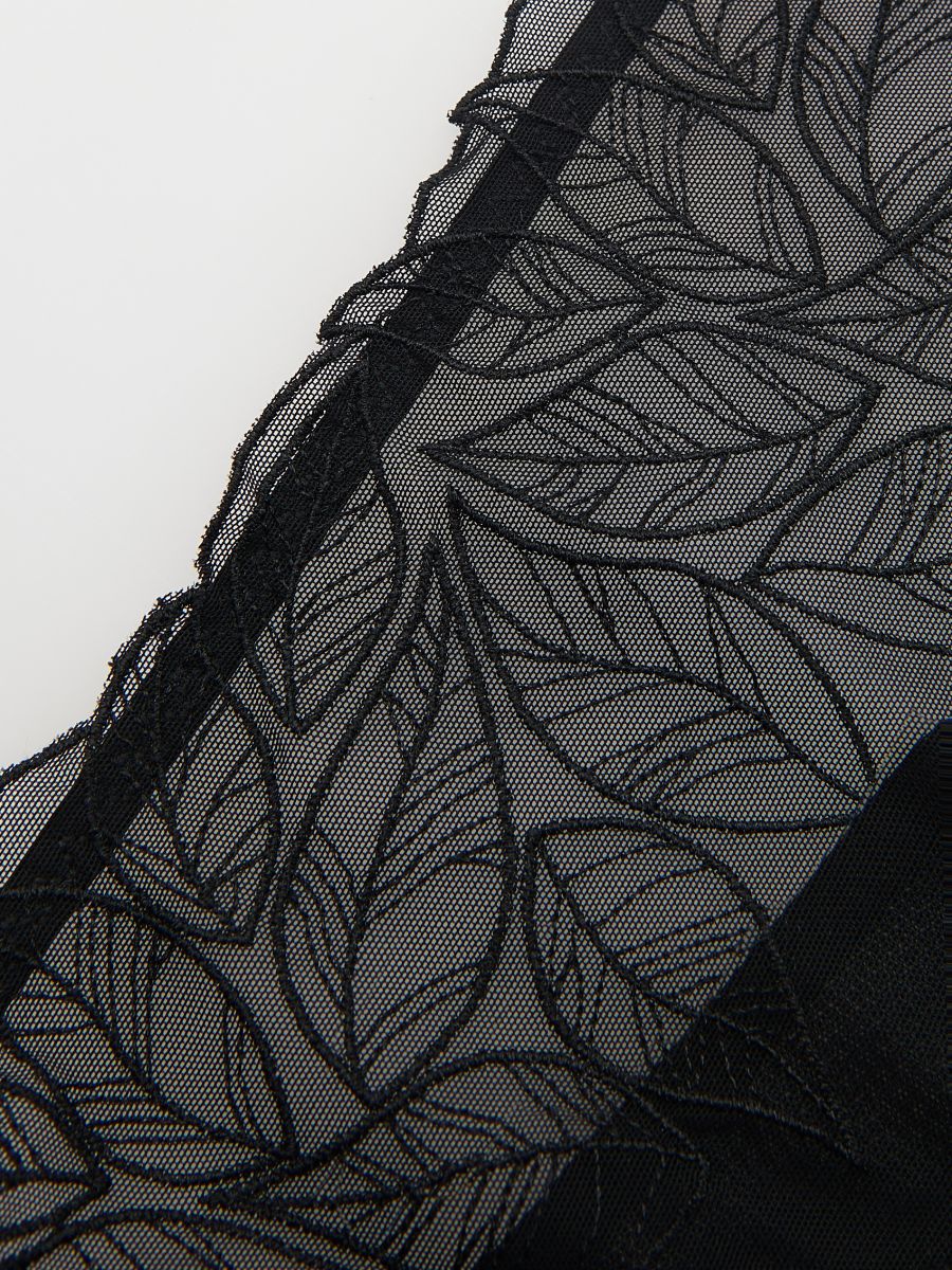 Mesh thongs - black - RESERVED - 4