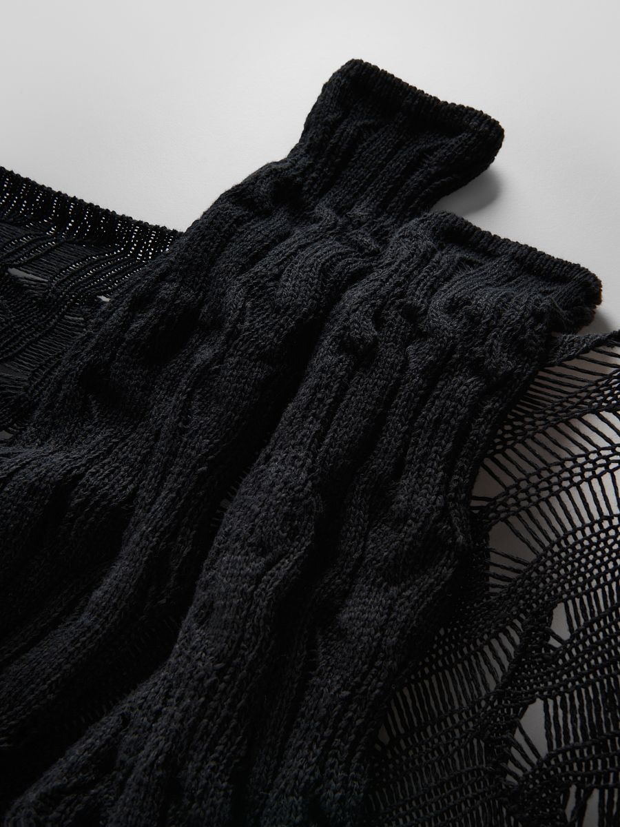 Openwork jumper - black - RESERVED - 4