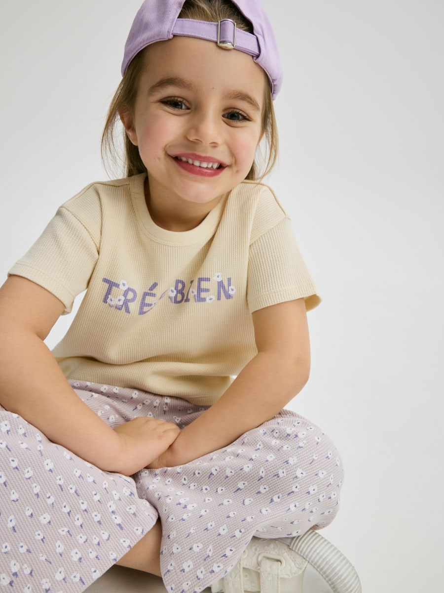 Waffle knit set - lavender - RESERVED - 3