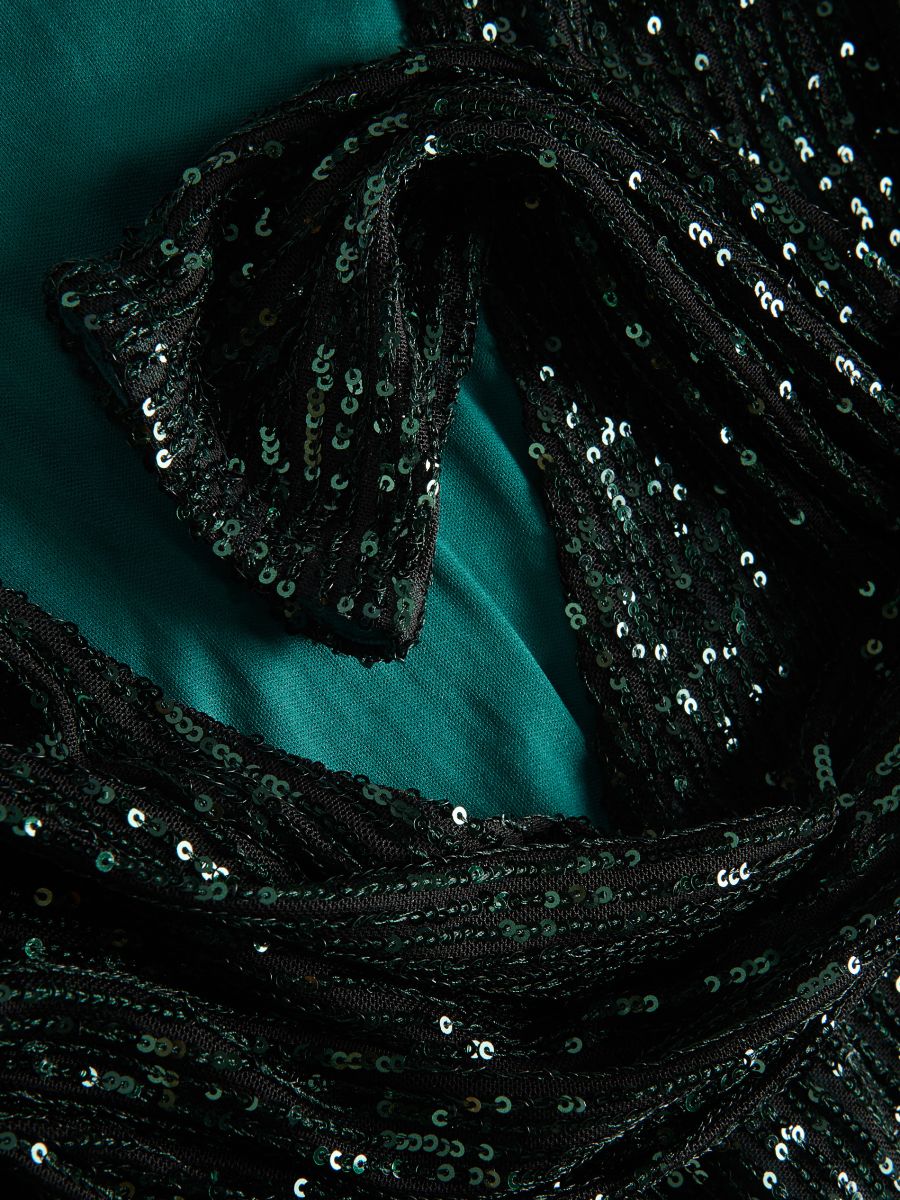 Robe à sequins - vert - RESERVED - 6