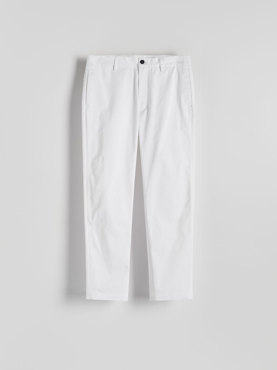 Leisure fit chino trousers Color white - RESERVED - 7261H-00X