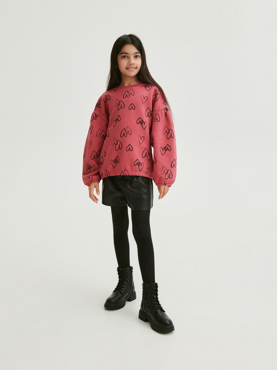 Duks s printom srca - roze - RESERVED - 7