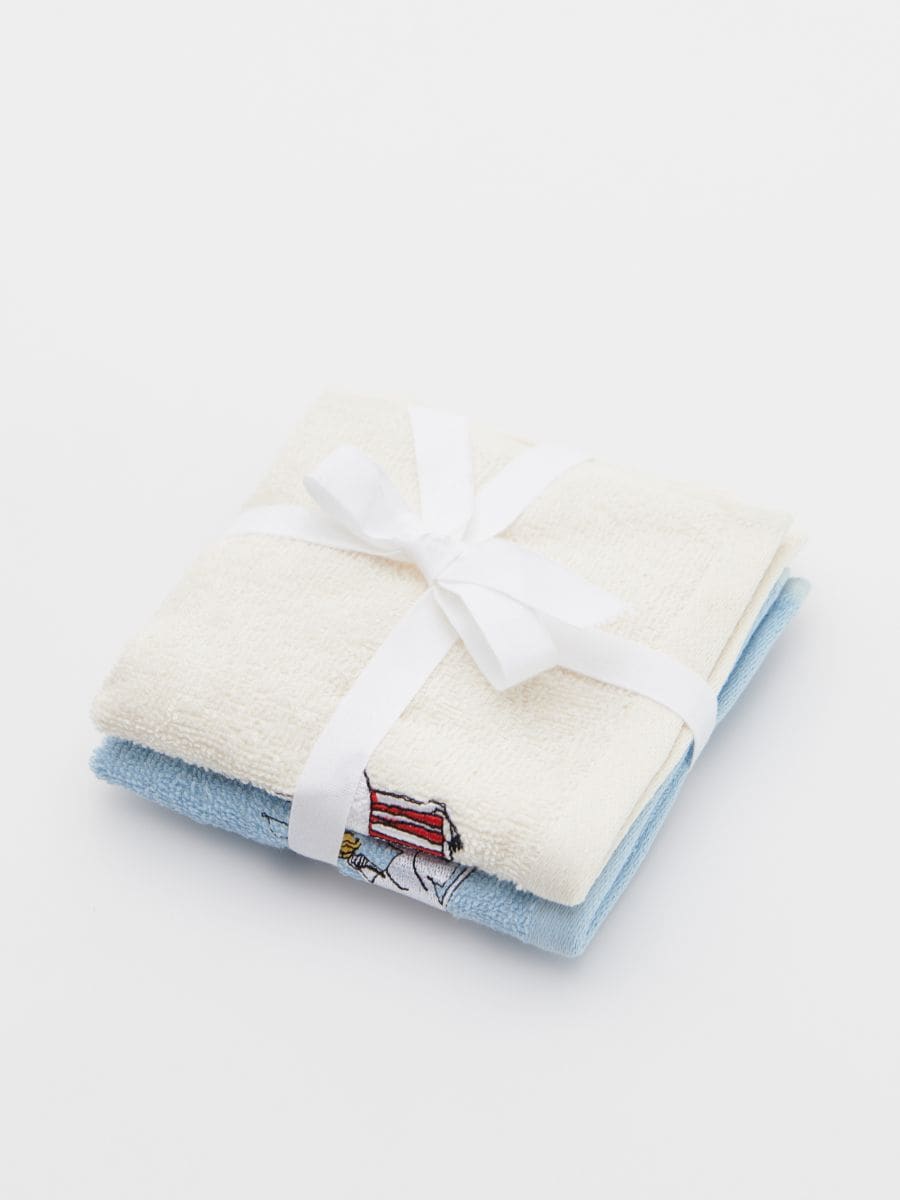 Set van 2 katoenen handdoeken - meerkleurig - RESERVED