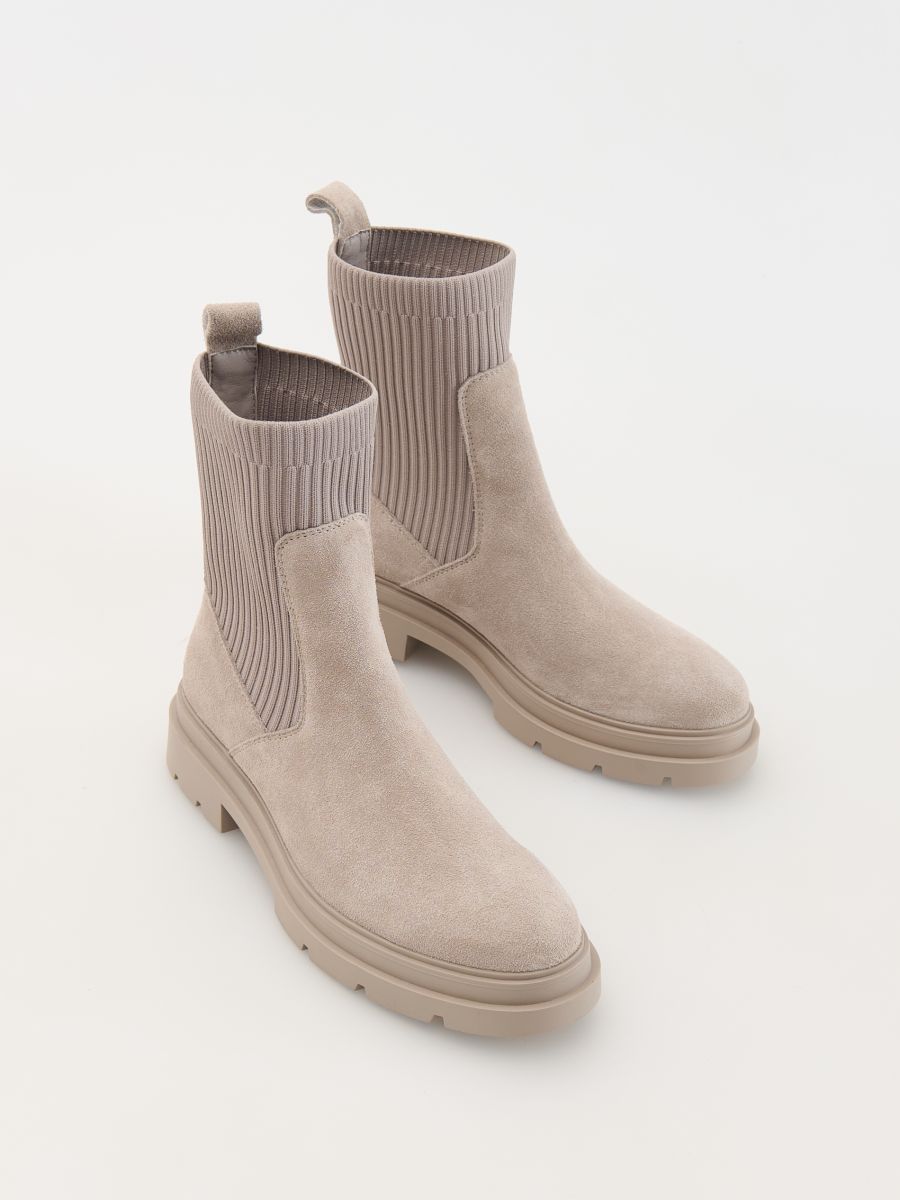 Bottines en daim - Gris clair - RESERVED - 2