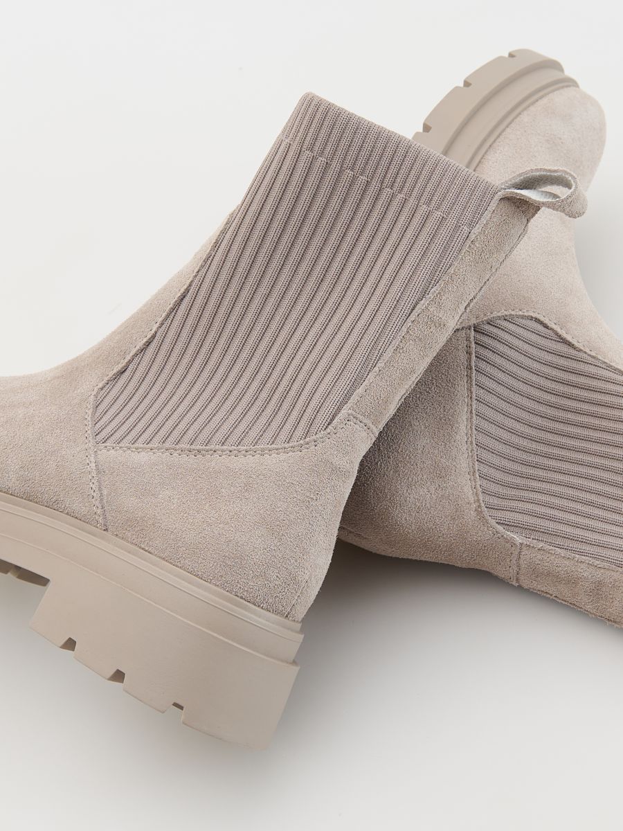 Bottines en daim - Gris clair - RESERVED - 3