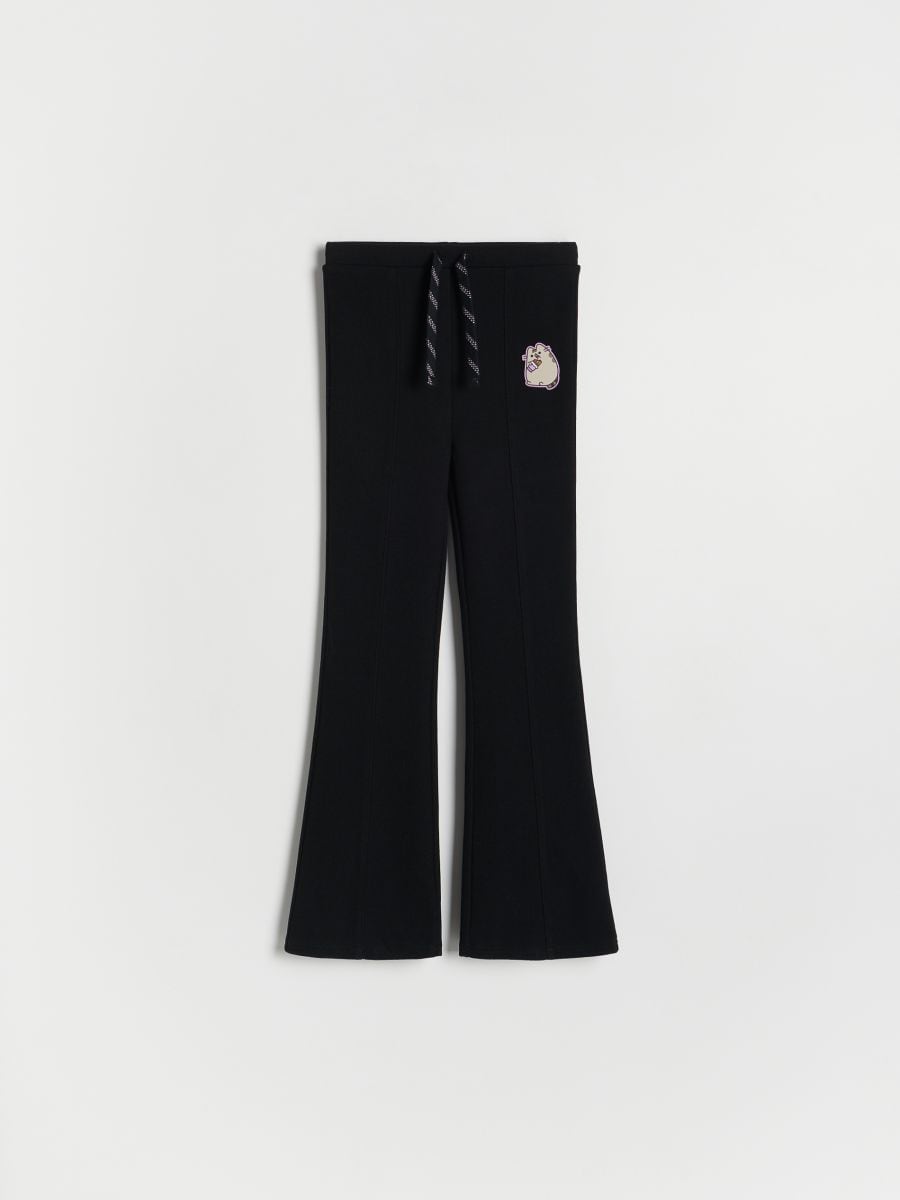 GIRLS` TROUSERS - SVART - RESERVED