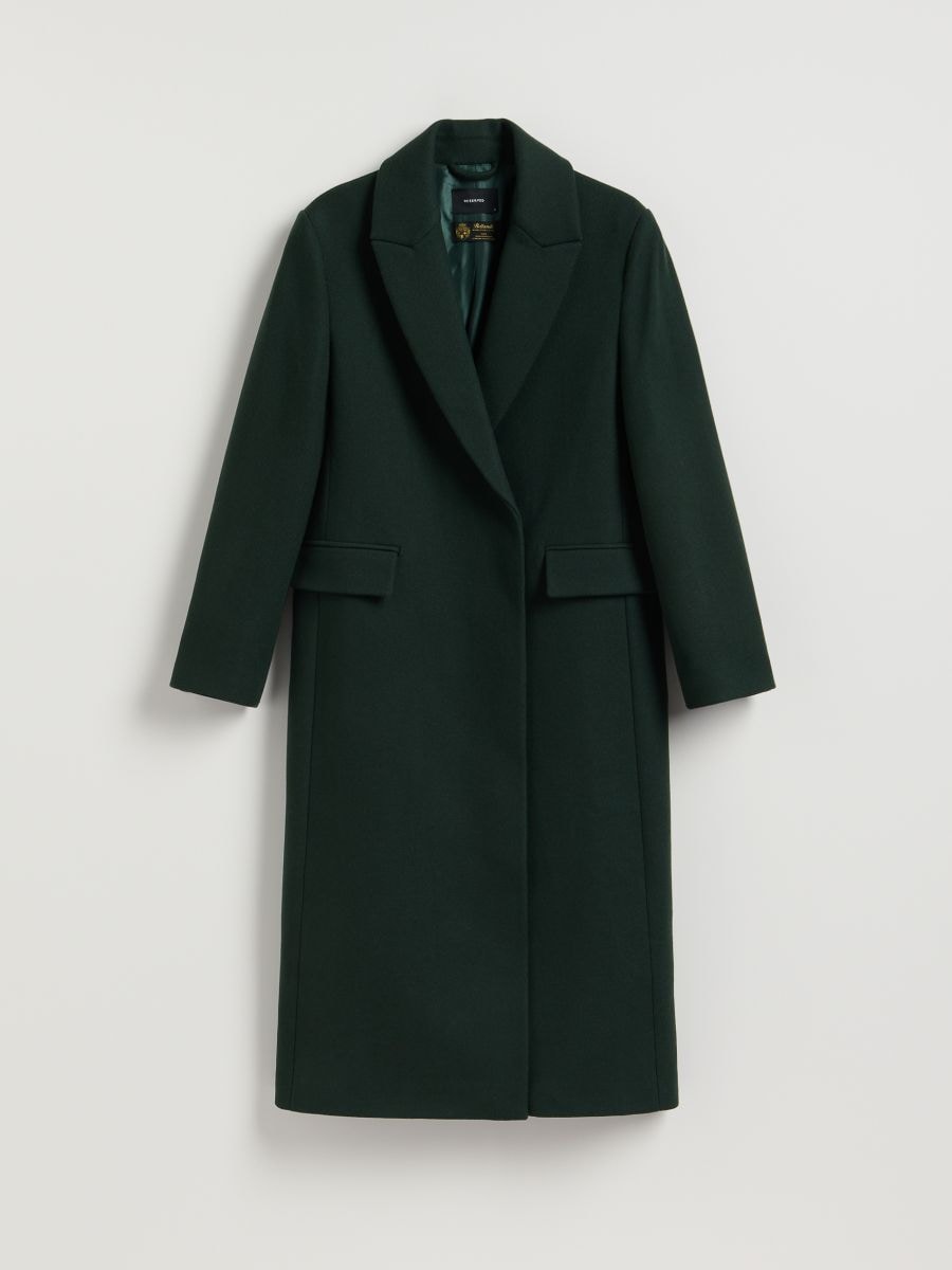 LADIES` COAT - plavozeleno - RESERVED