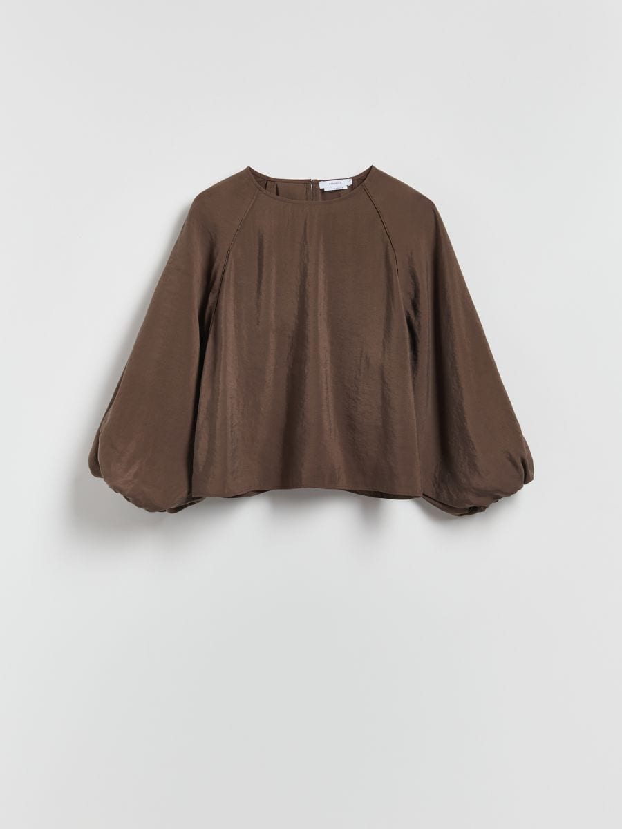 Modal top - dark brown - RESERVED