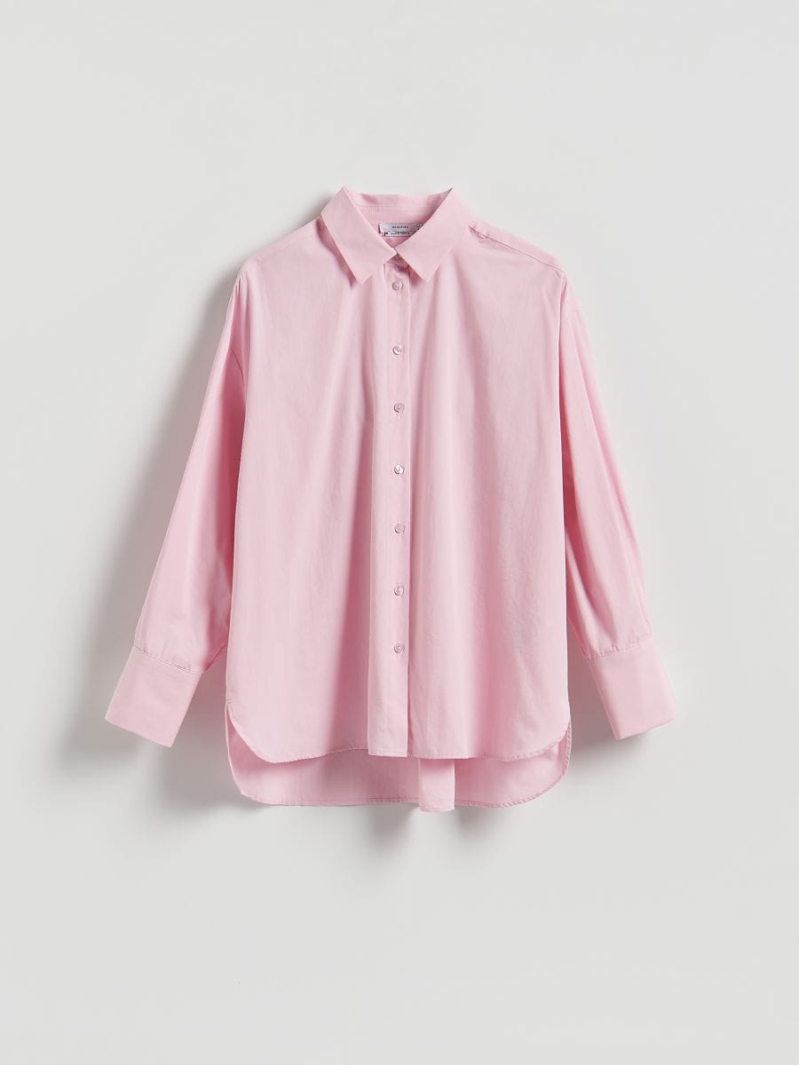 Cotton shirt - pink - RESERVED