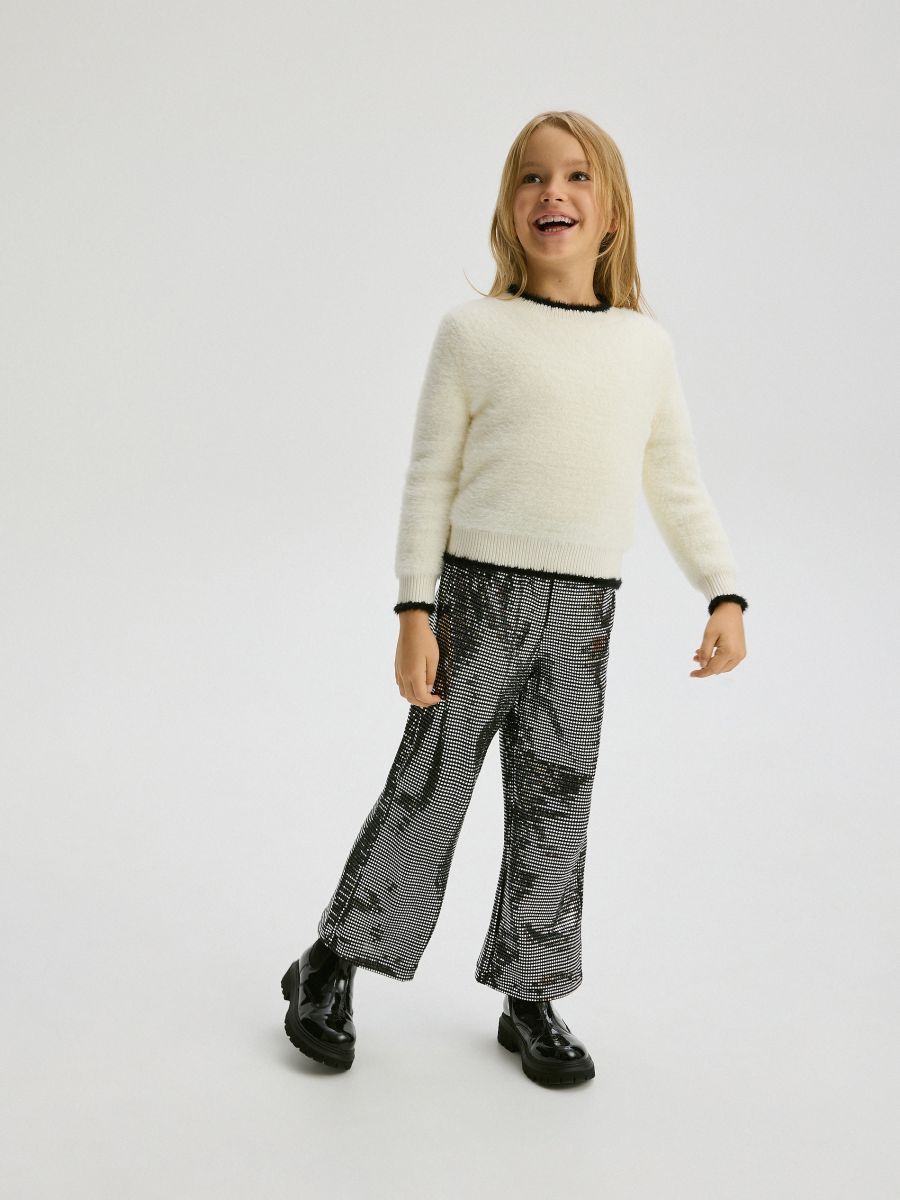 Sequin trousers - black - RESERVED - 3